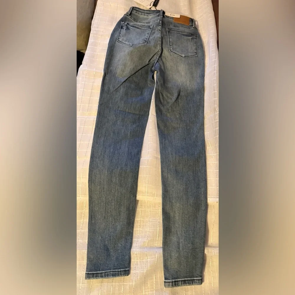Judy Blue High Waist Skinny Jeans NWT Size 0/24 - Picture 8 of 10